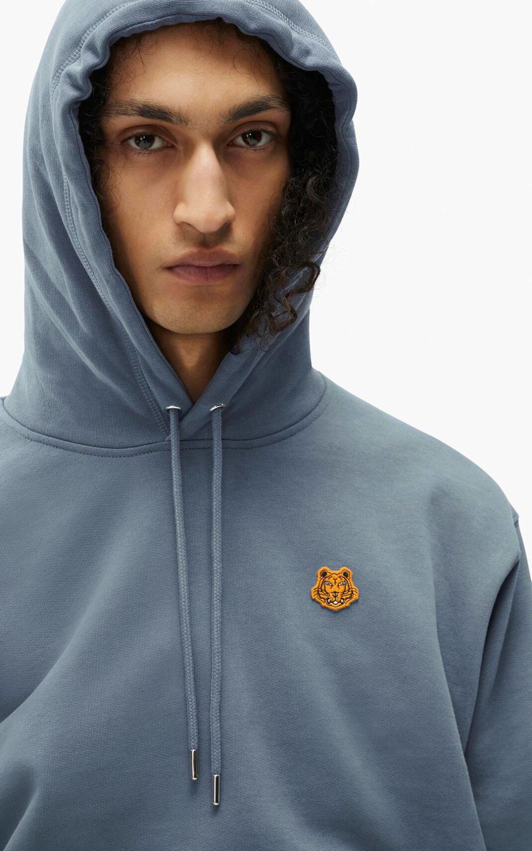 Sudaderas Con Capucha Kenzo Tiger Crest Hombre Azules - SKU.0901512